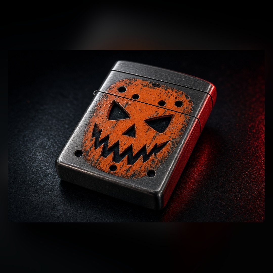 Briquet gravé